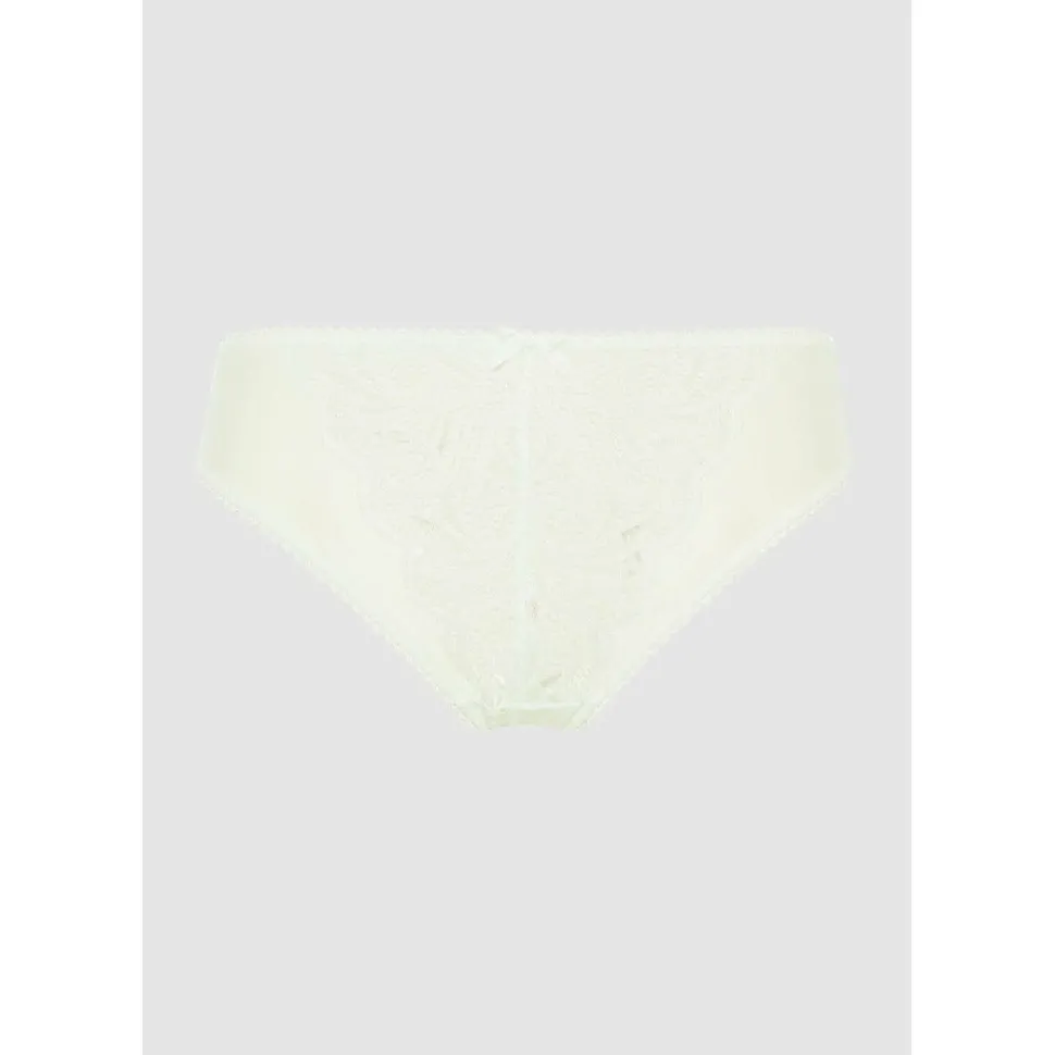 Buy Ariane Classic Lace & Microfiber Brief-Ivory