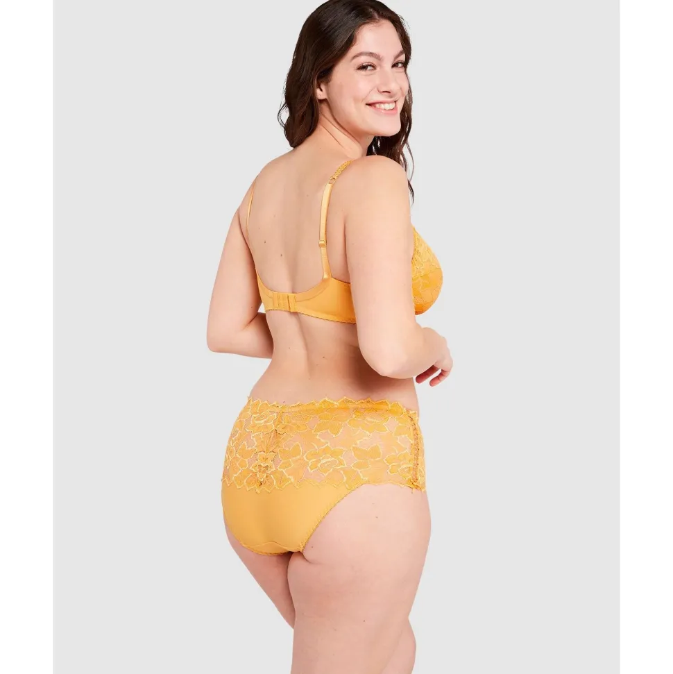 Buy Arum Mid-Rise Lace Brief-Golden Apricot