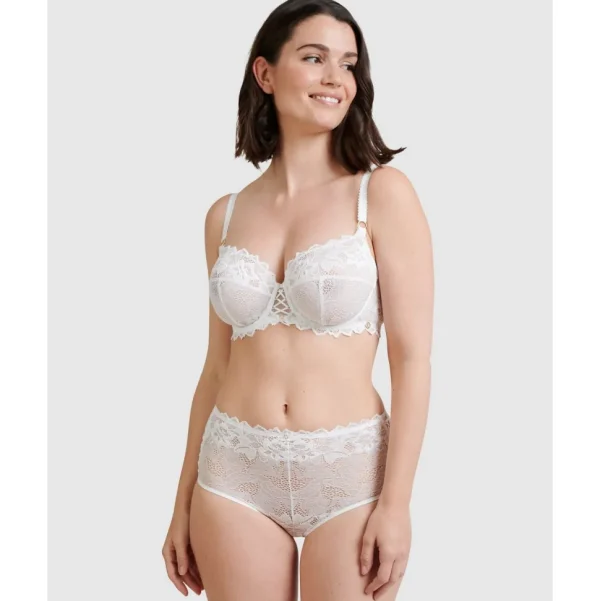 Buy Arum Prima Mid Rise Sheer Stretch Lace Brief