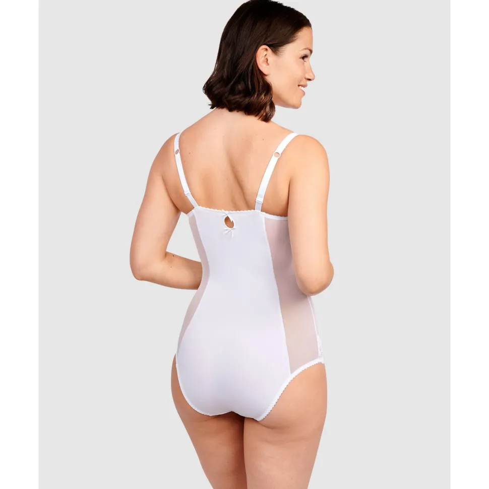 Buy Arum Underwire Lace Bodysuit-White