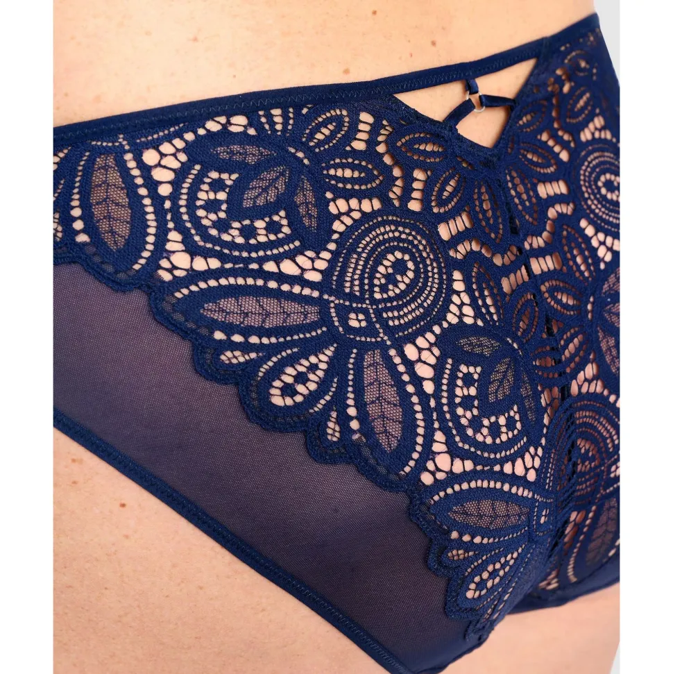 Buy Attirance Low Rise Mesh & Lace Bikini Brief