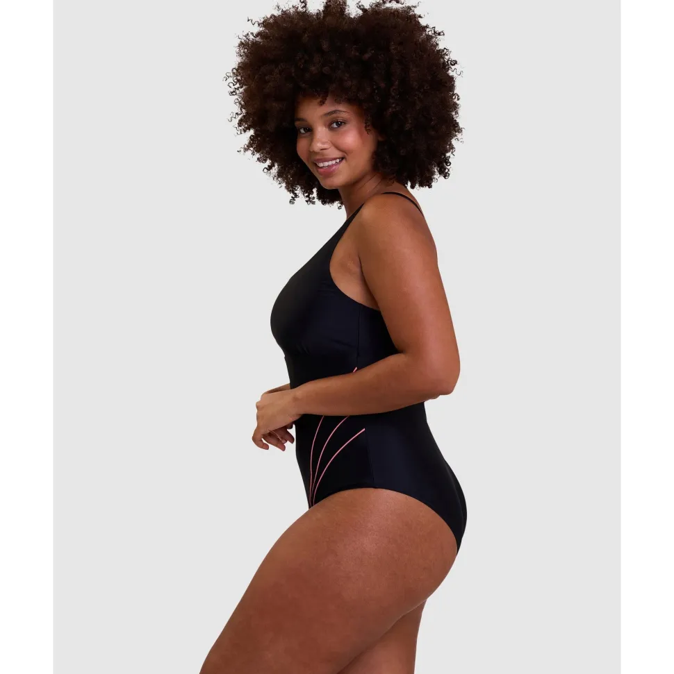 Buy Bondi Beach Sporty One-Piece Swimsuit with Bust Support