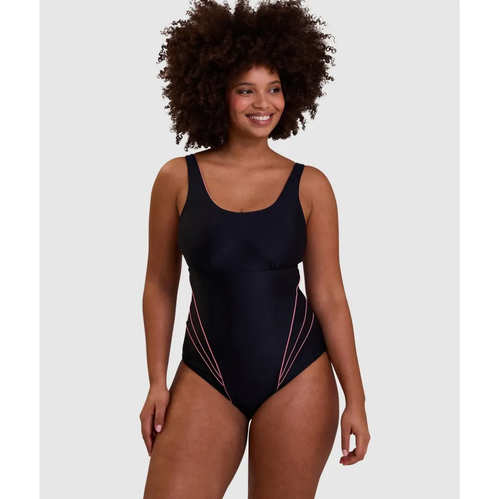 Buy Bondi Beach Sporty One-Piece Swimsuit with Bust Support