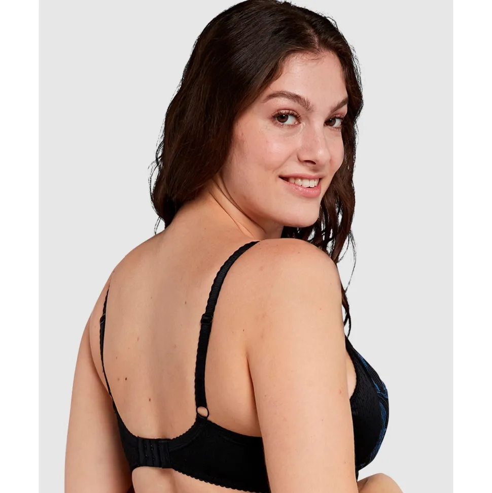 Buy Capucine Wired Two-Tone Lace Bra