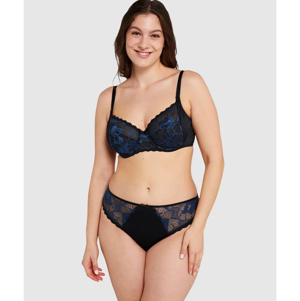 Buy Capucine Wired Two-Tone Lace Bra