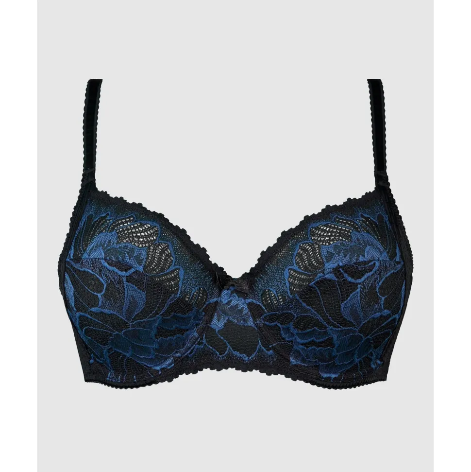 Buy Capucine Wired Two-Tone Lace Bra
