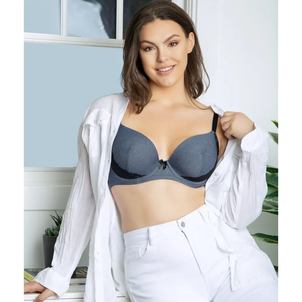 Buy Casey Denim Wired Plunge T-Shirt Bra
