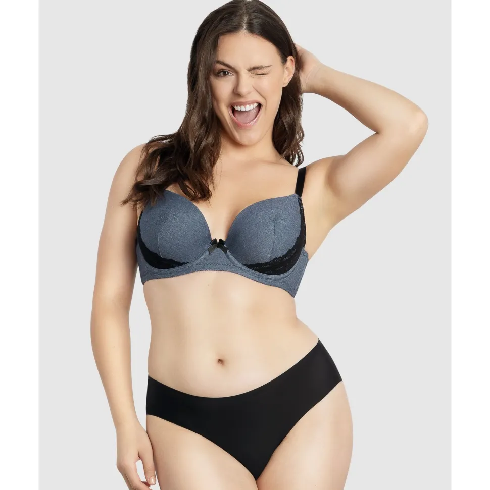 Buy Casey Denim Wired Plunge T-Shirt Bra