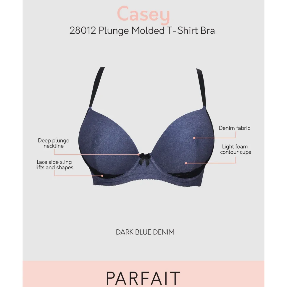 Buy Casey Denim Wired Plunge T-Shirt Bra