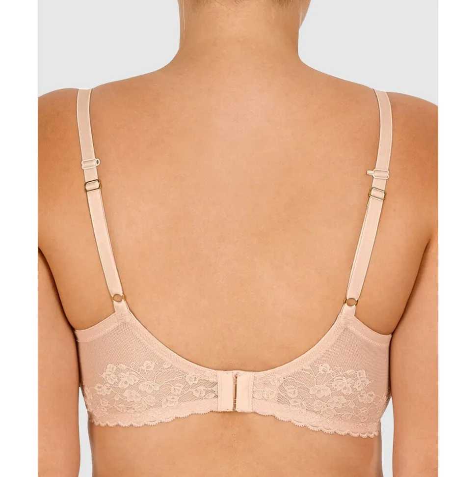Buy Cherry Blossom Convertible-to-Racerback Lace Plunge Bra Cameo Rose
