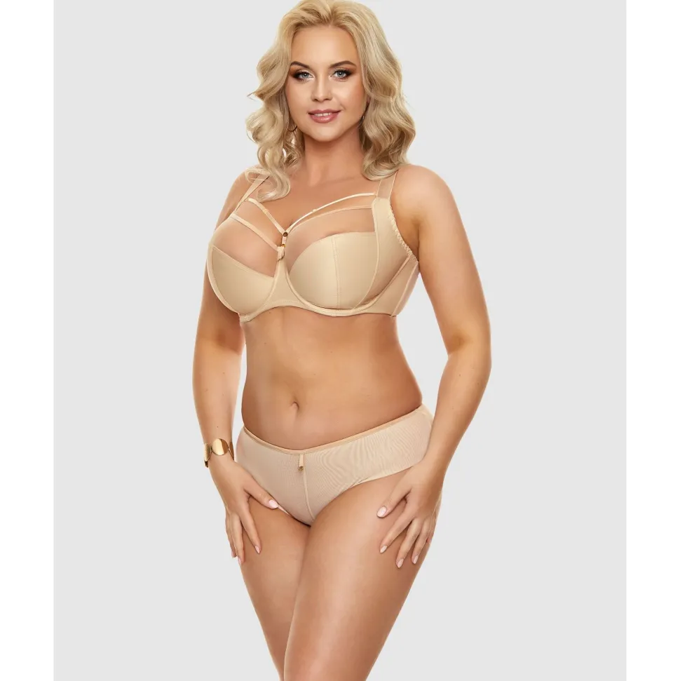 Buy Clarisse Strappy Large Cup Wired Bra with Side Support