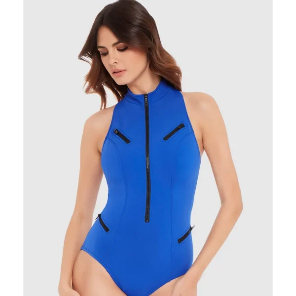 Buy Coco Sporty Zip Up Tummy Control Swimsuit