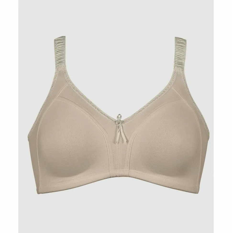 Buy Comfort Strap Moulded Wirefree Cotton Bra