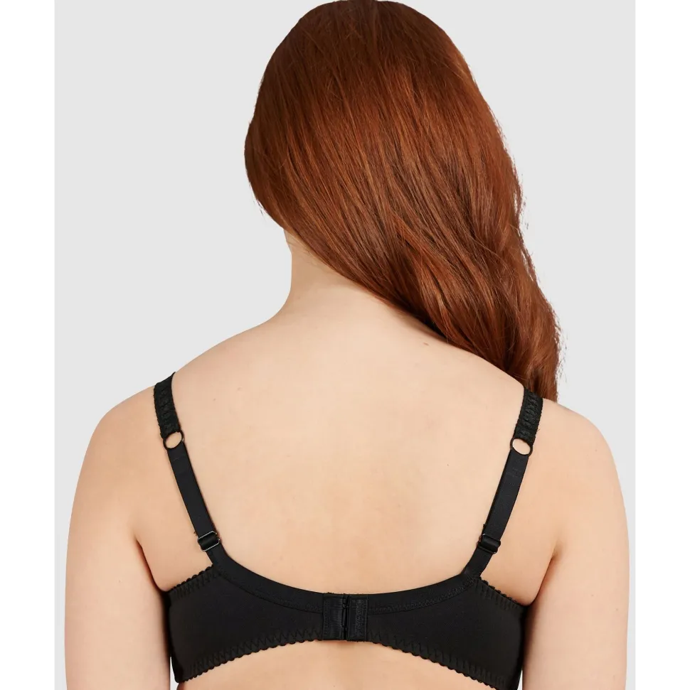 Buy Coton d'Arum Organic Cotton Underwire Bra-Black
