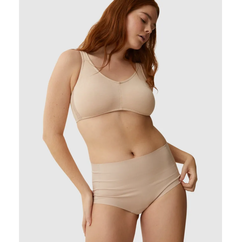 Buy Cotton & Modal Seamless High Waist Brief
