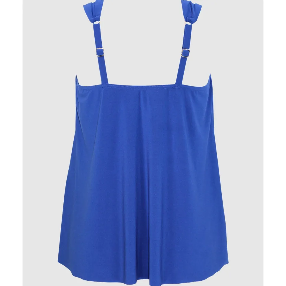 Buy Dazzle Underwired Draped Tankini Top