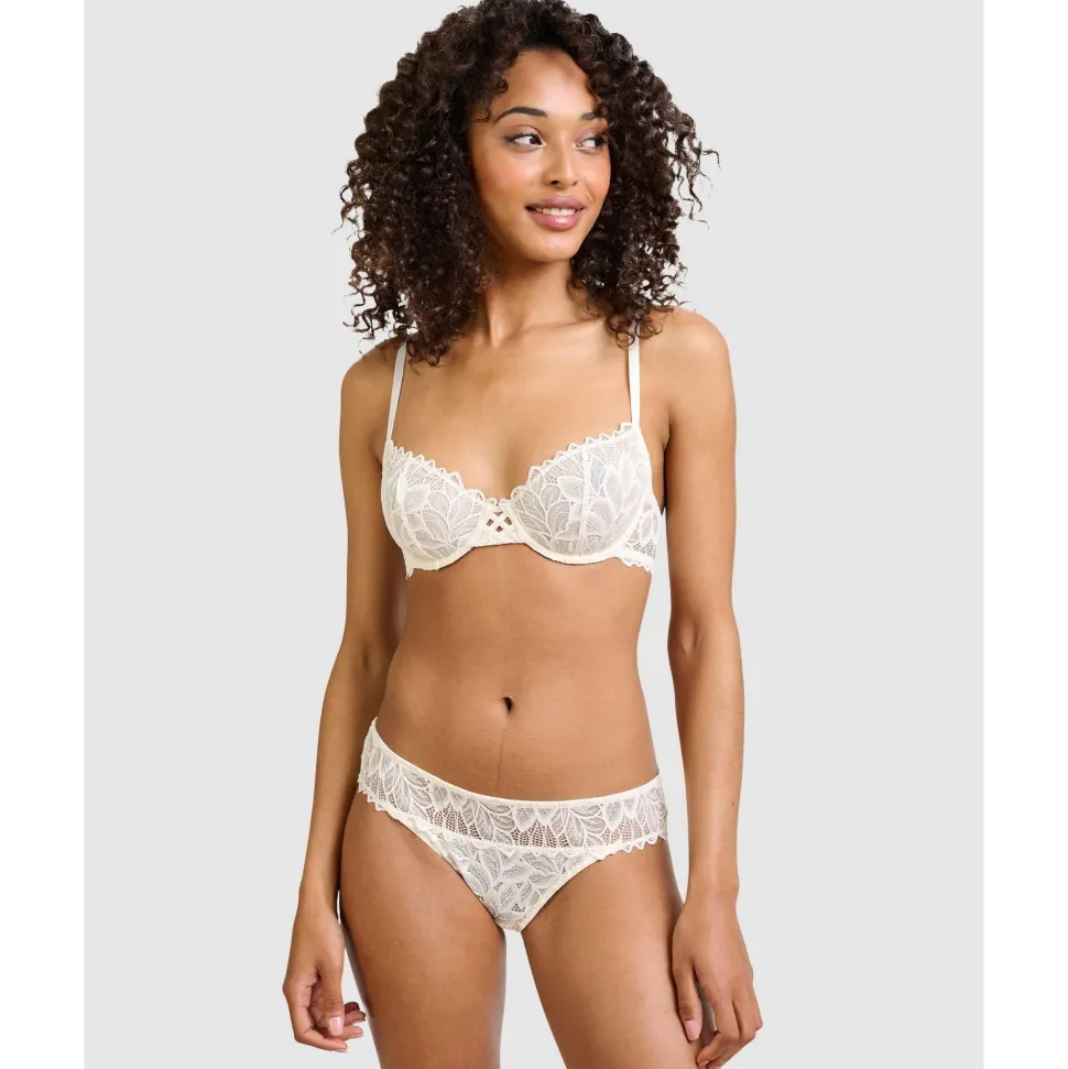 Buy Divine Unlined Wired Lace Balconette Bra