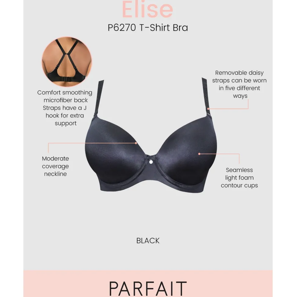 Buy Elise Convertible Wired Seamless Moulded T-Shirt Bra