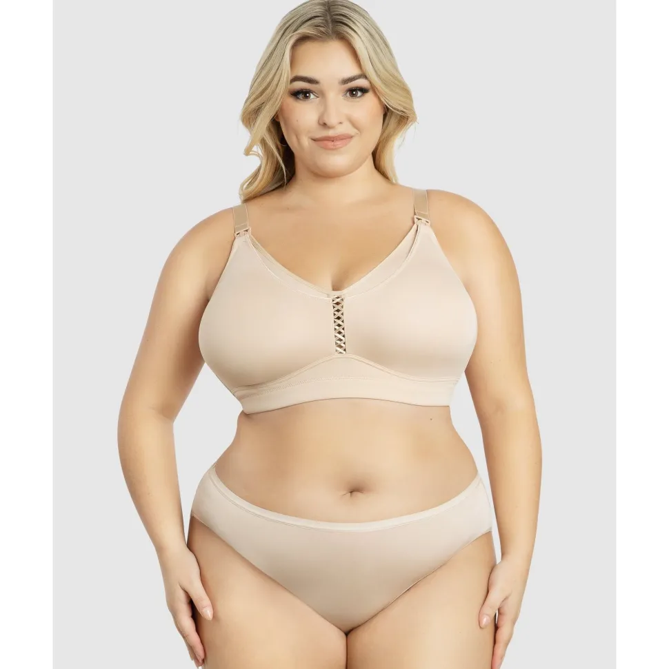Buy Erika Seamless Wirefree Nursing Bra-Bare