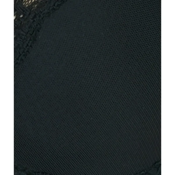 Buy Feathers Lightly Padded Wired Plunge Bra Black