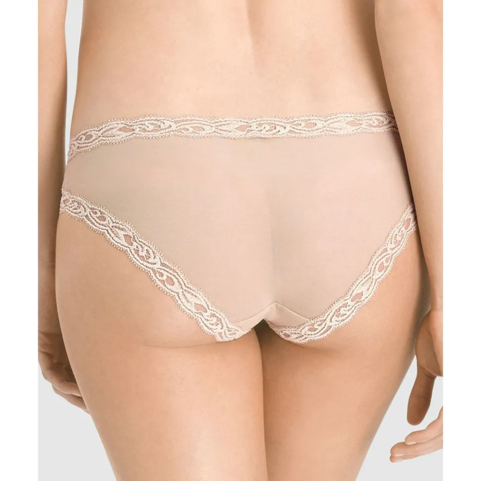 Buy Feathers Low Rise Lace Hipster Brief Cafe