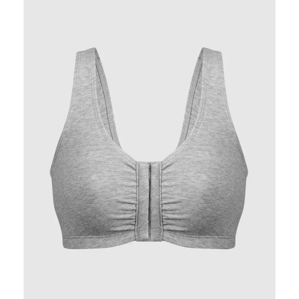 Buy Front Close Wirefree Low-Impact Cotton Sports Bra