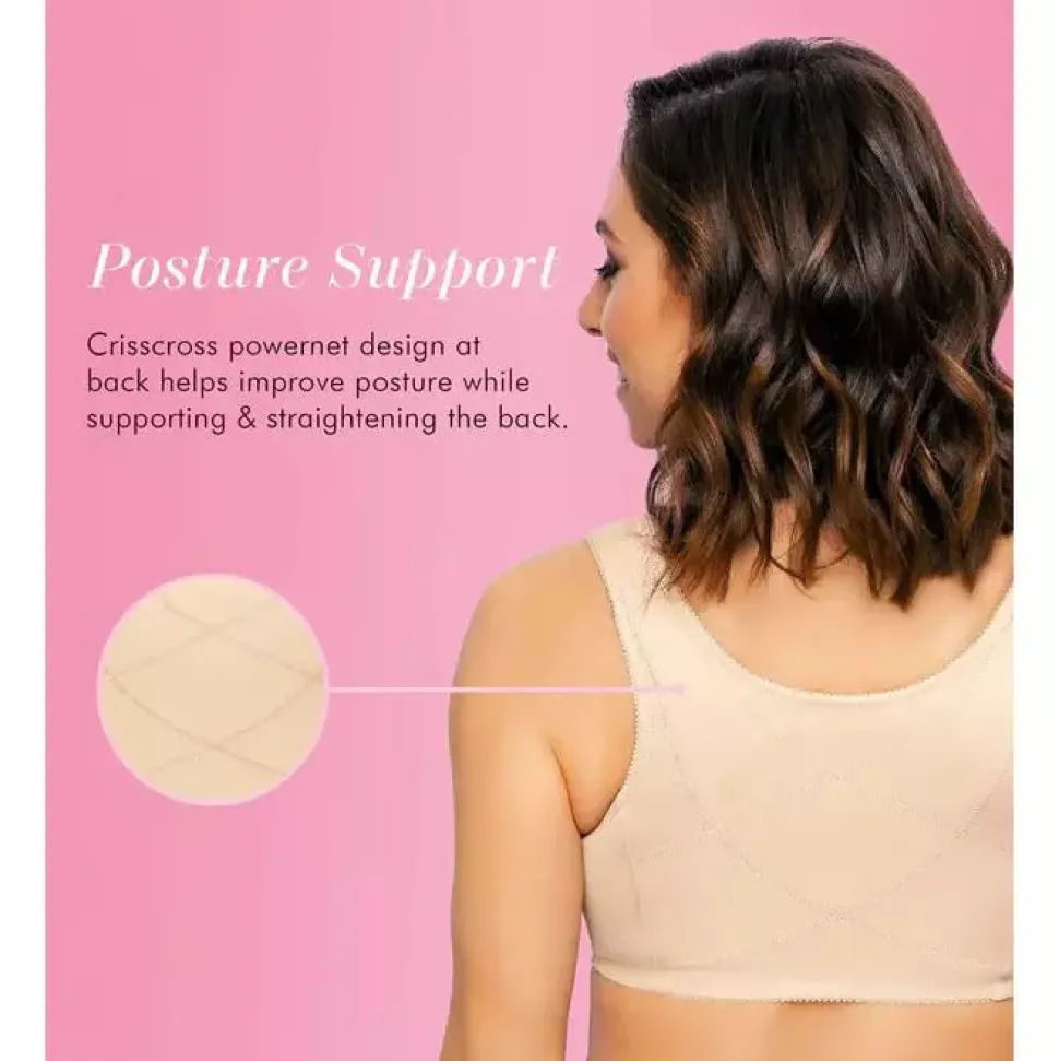 Buy Front-Close Cotton Posture Control Bra