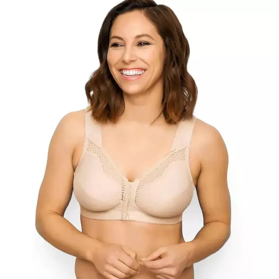 Buy Front-Close Cotton Posture Control Bra
