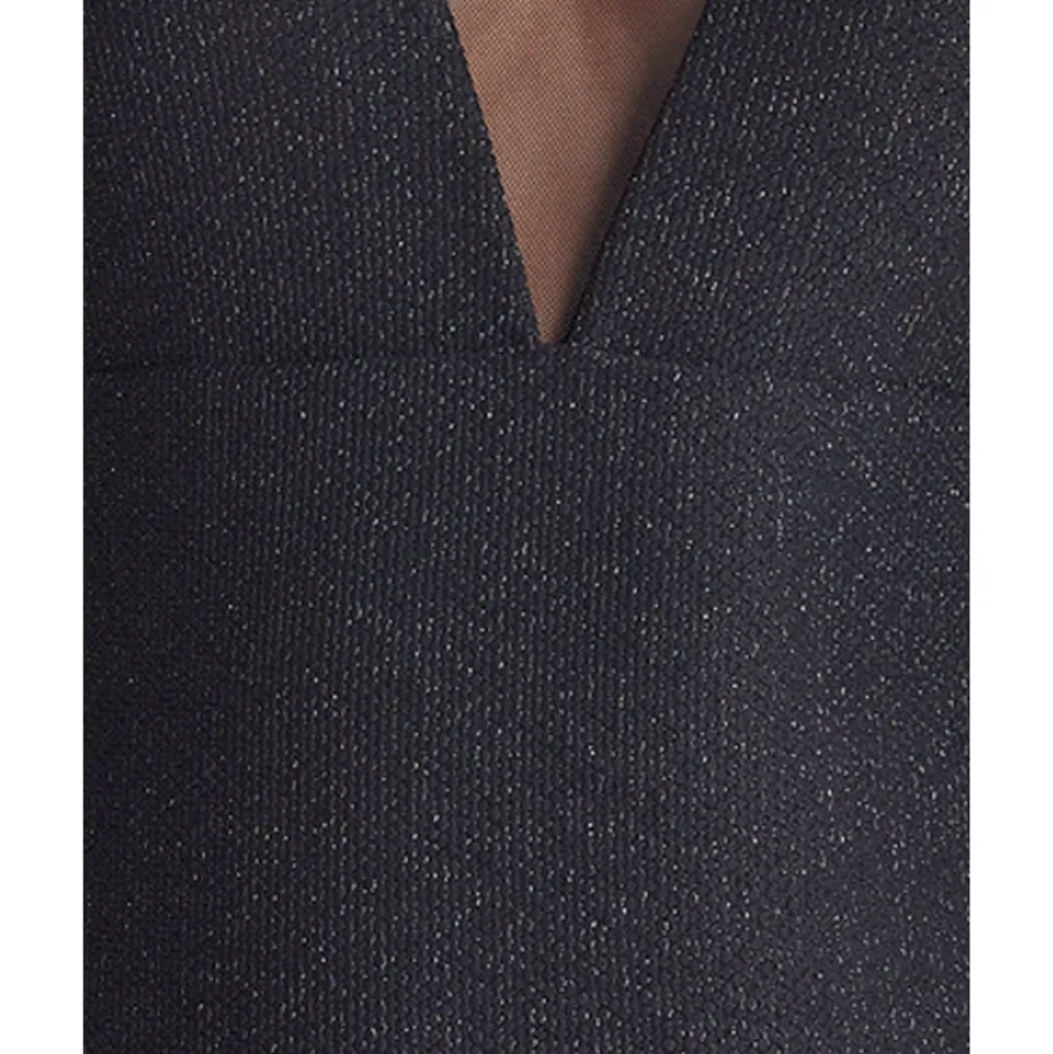 Buy Glittery Tummy Shaping One-Piece Swimsuit with Mesh