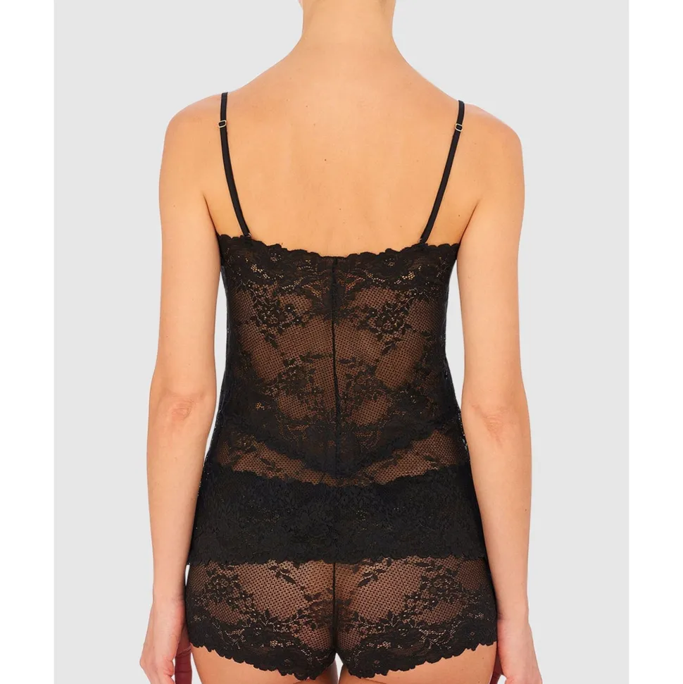 Buy Heavenly Sheer Lingerie Lace Camisole Black