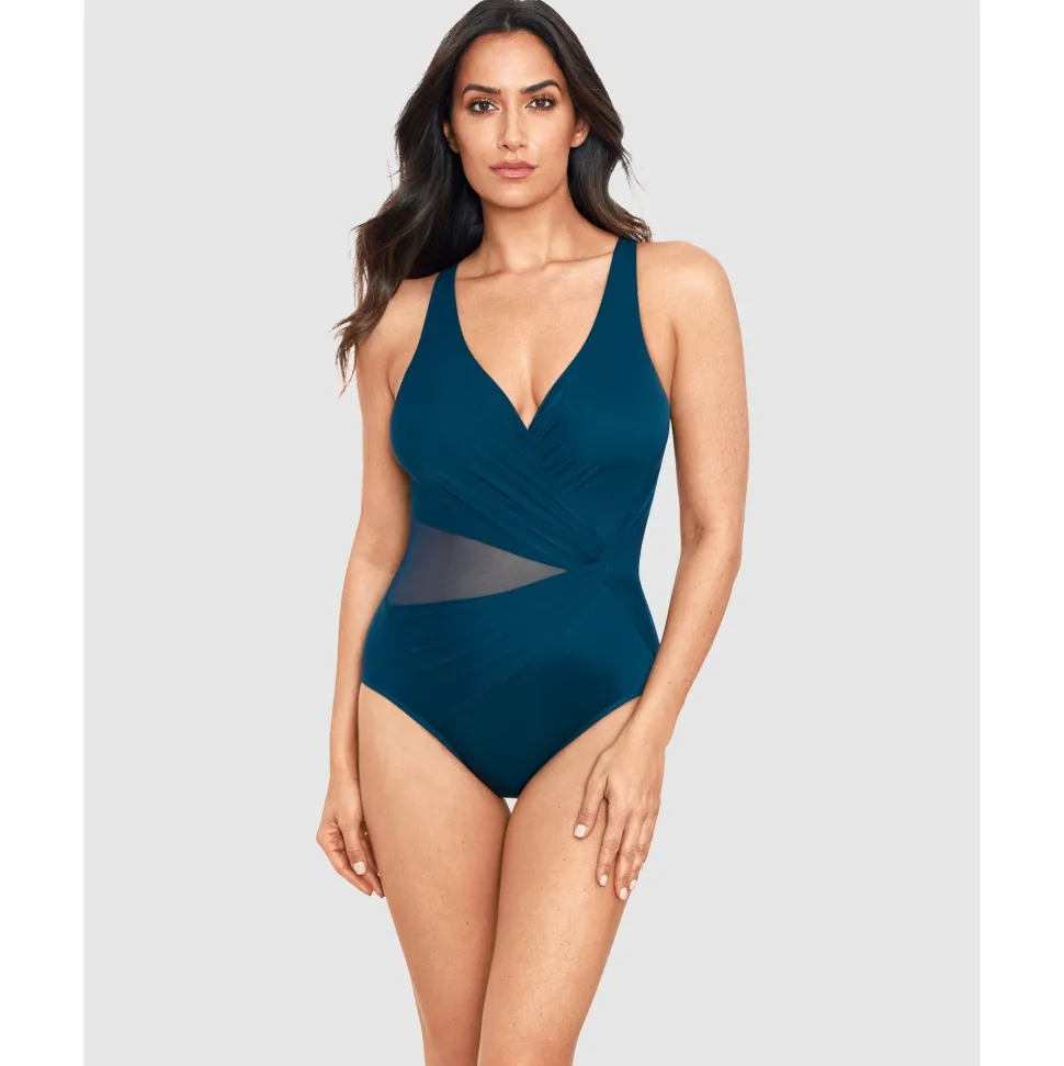 Buy Illusionists Circe Knot Detail Shaping Swimsuit