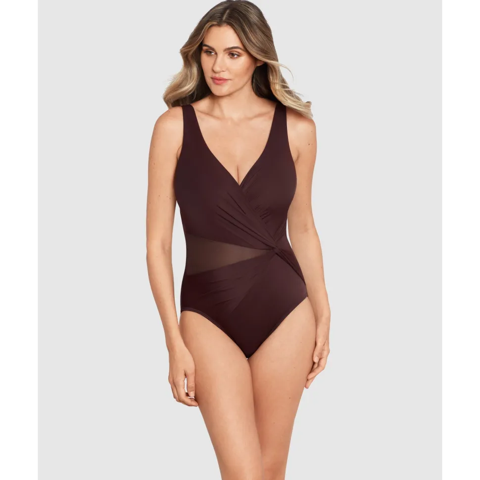 Buy Illusionists Circe Knot Detail Shaping Swimsuit