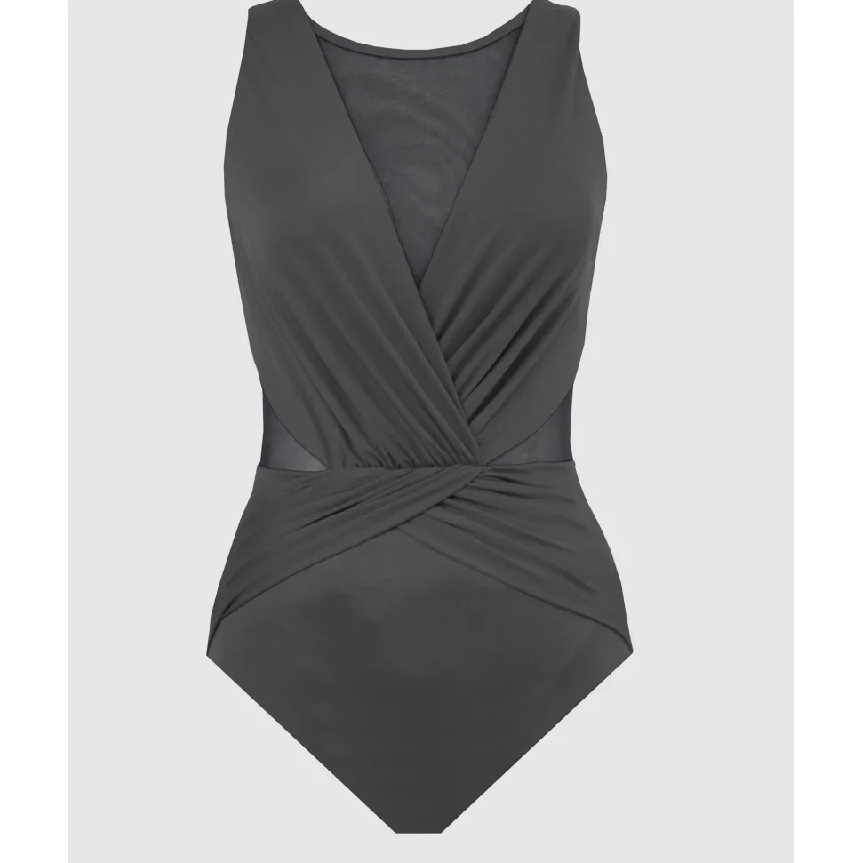Buy Illusionists Palma Shaping High Neck Swimsuit