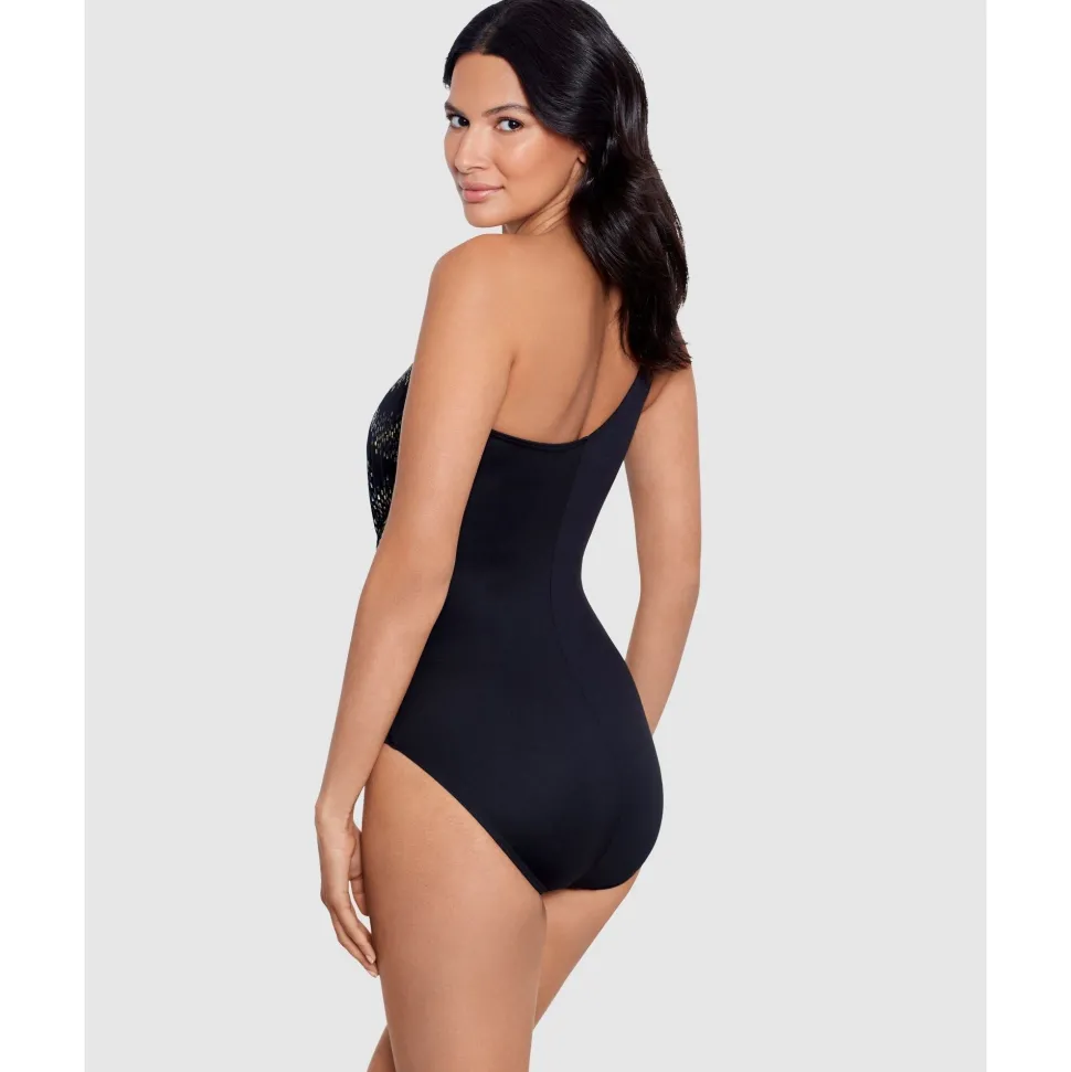 Buy Iridium Minx Underwired One Shoulder Shaping Swimsuit