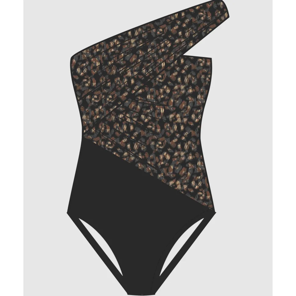 Buy La Paz Goddess One Shoulder Tummy Control Swimsuit