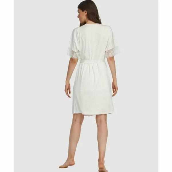 Buy Lace Trim Robe