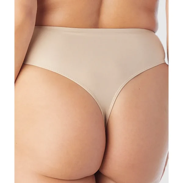 Buy Light Shaping High Waist Everyday Shapewear Thong-Warm Beige