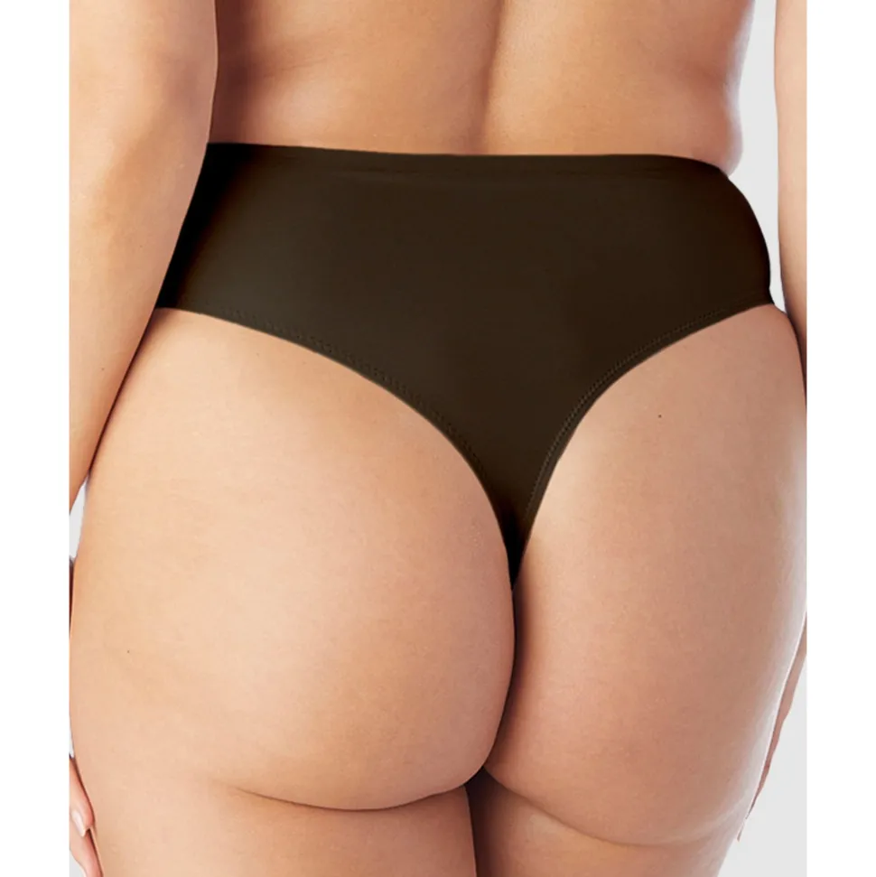 Buy Light Shaping High Waist Everyday Shapewear Thong-Black