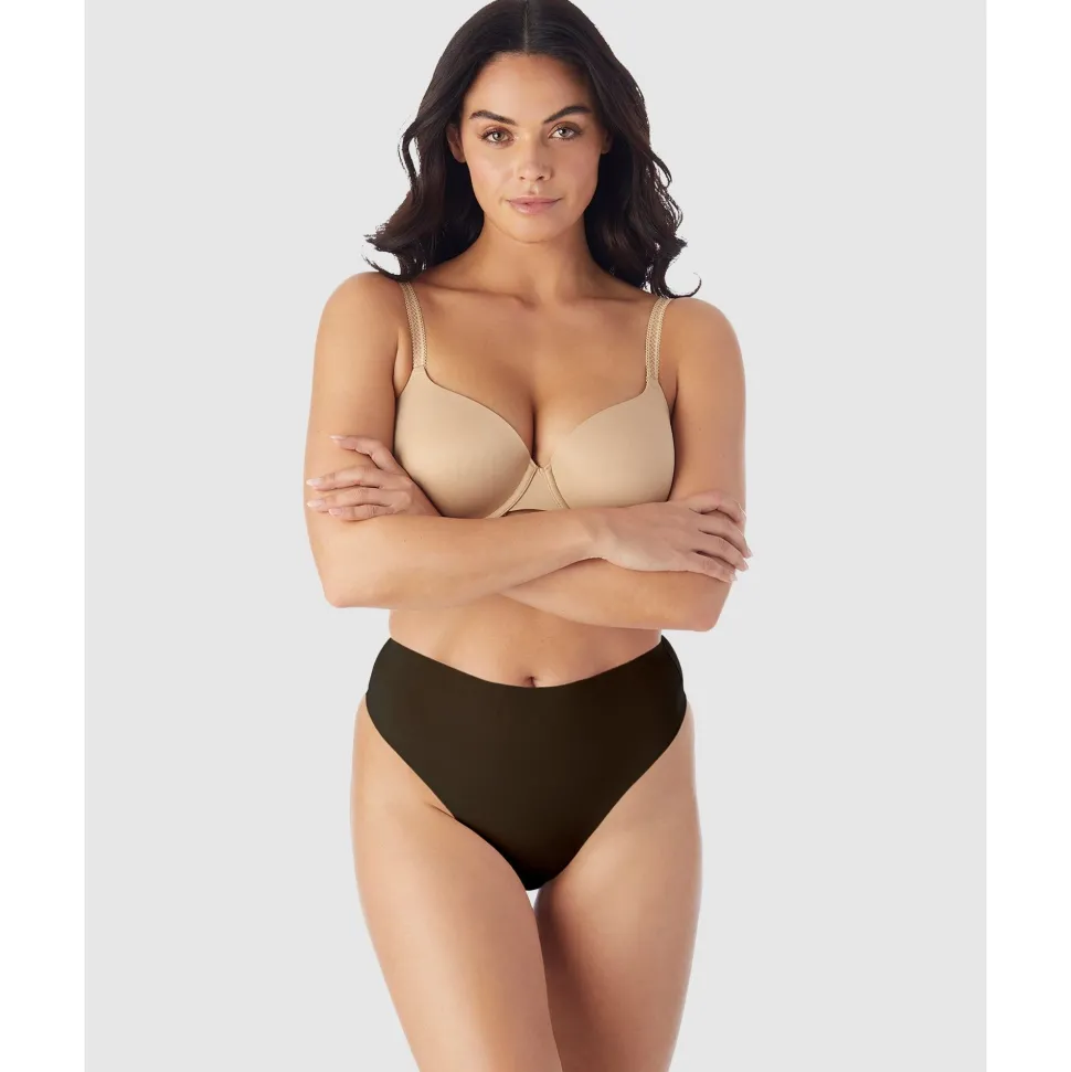 Buy Light Shaping High Waist Everyday Shapewear Thong-Black