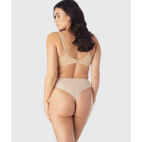 Buy Light Shaping High Waist Everyday Shapewear Thong-Warm Beige