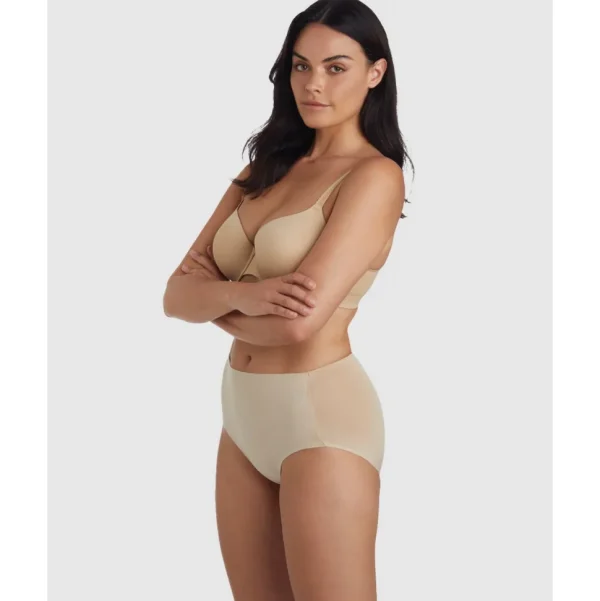 Buy Light Shaping High Waist Everyday Shapewear Brief-Warm Beige