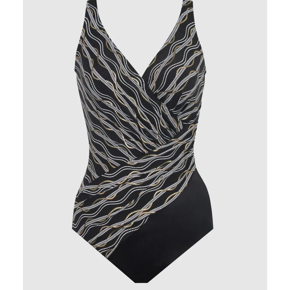 Buy Linked In Oceanus Plus Sized Shaping Swimsuit