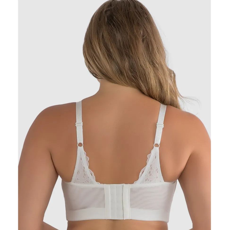 Buy Mia Daisy Wirefree Padded Longline Lace Bralette