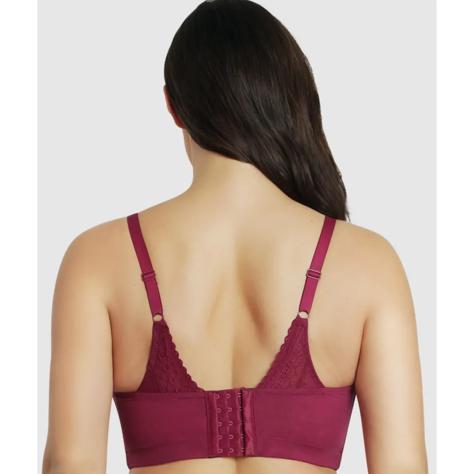 Buy Mia Dot Longline Padded Lace Bralette