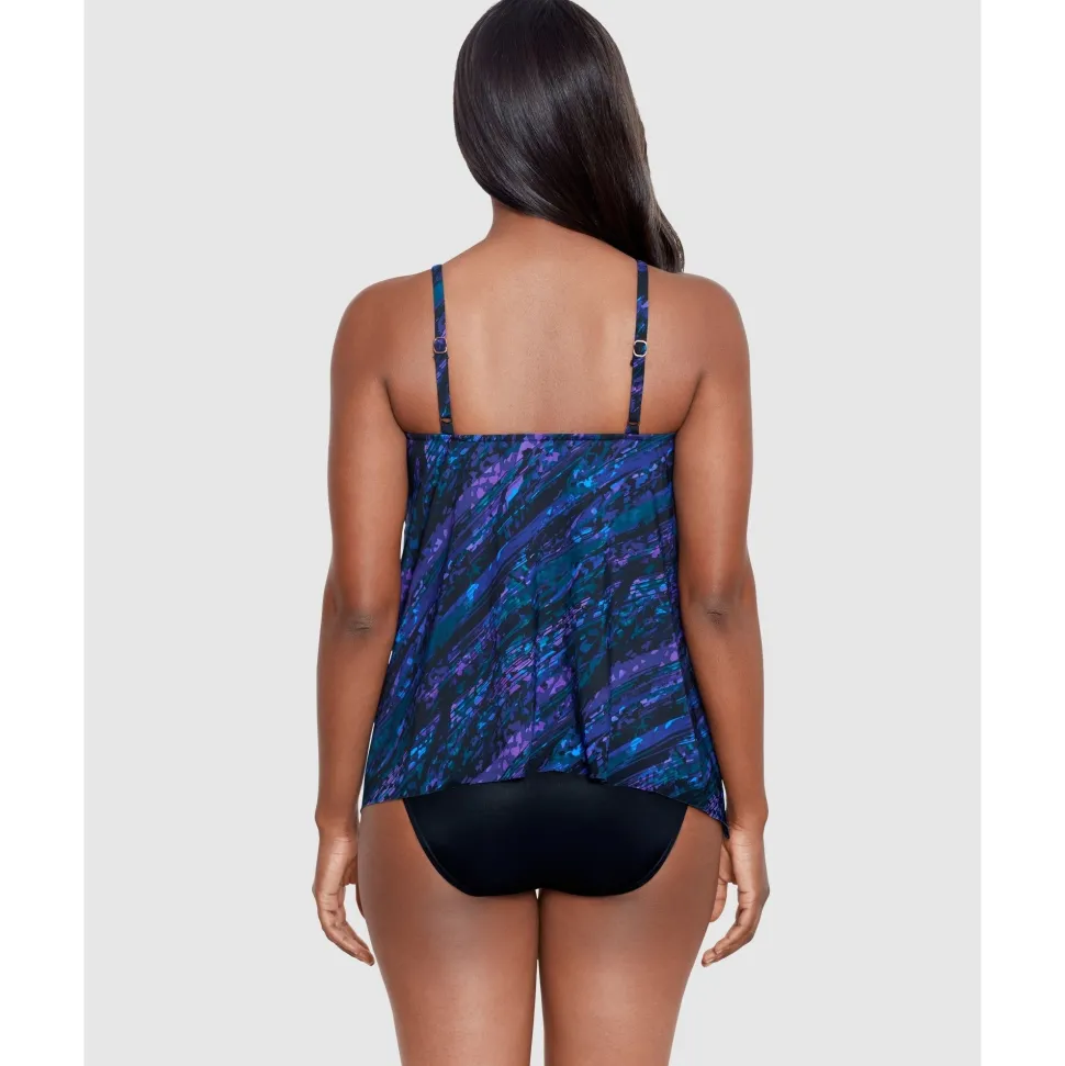 Buy Mood Ring Slimming Peephole High Neck Tankini