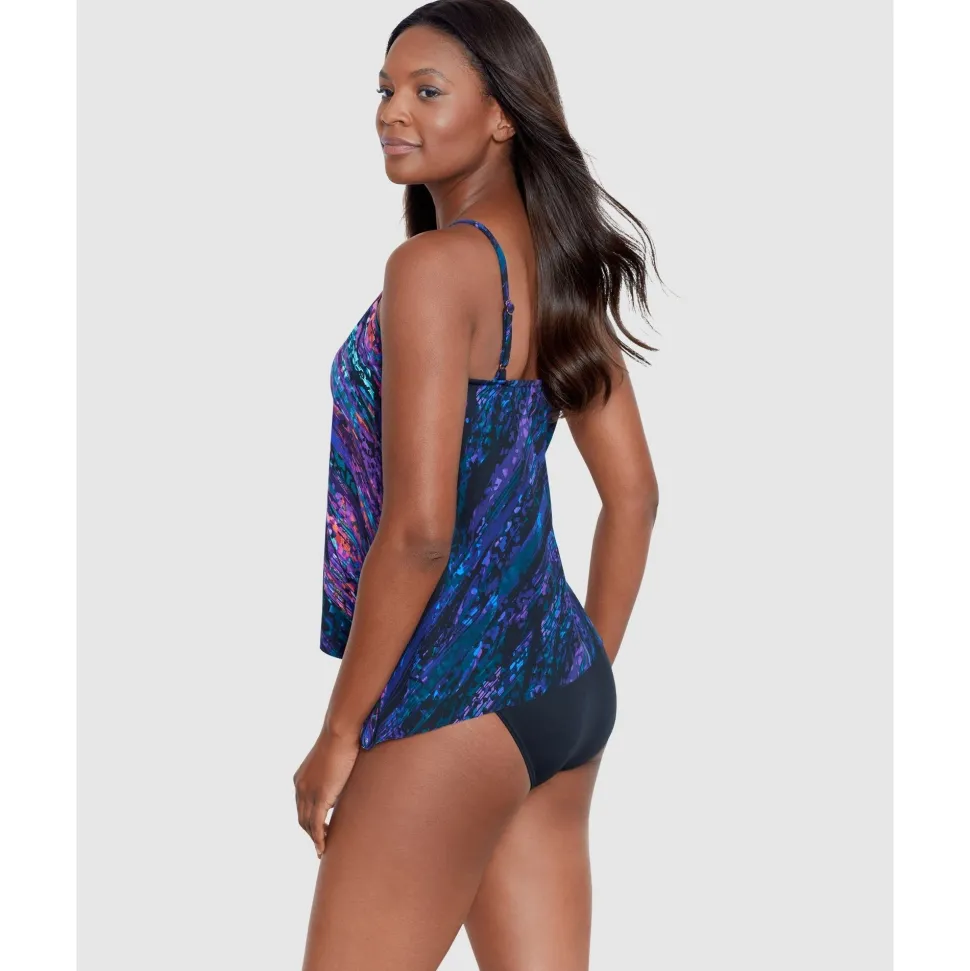 Buy Mood Ring Slimming Peephole High Neck Tankini