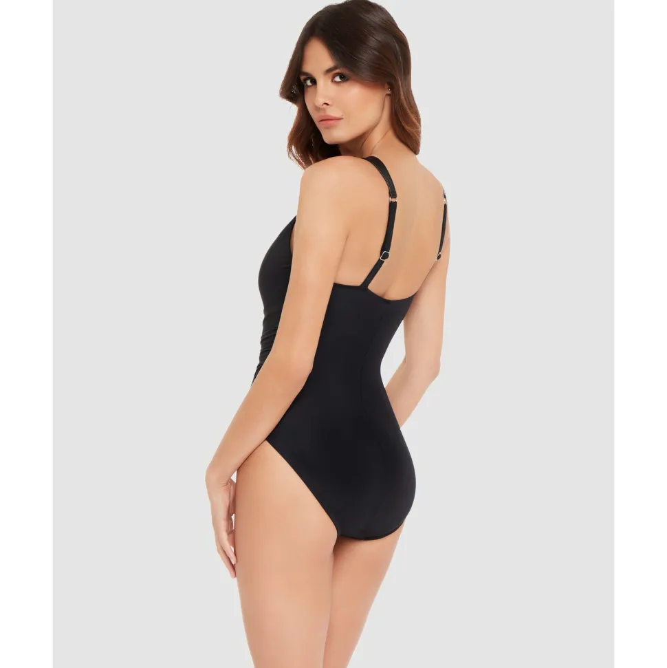 Buy Moto Chic Daryl High Neck Tummy Control Swimsuit