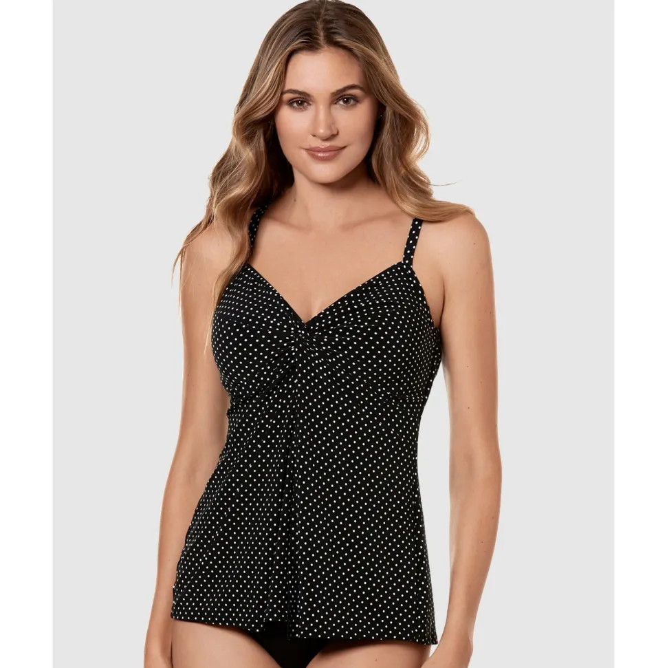 Buy Must Have Pin Point Love Knot Underwired Tankini Top
