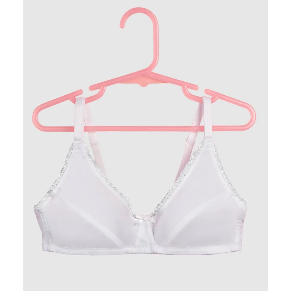 Buy My First Bra Pure Cotton & Lace Bra 2 Packs