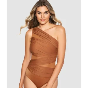 Buy Network Jena One Shoulder Shaping Swimsuit